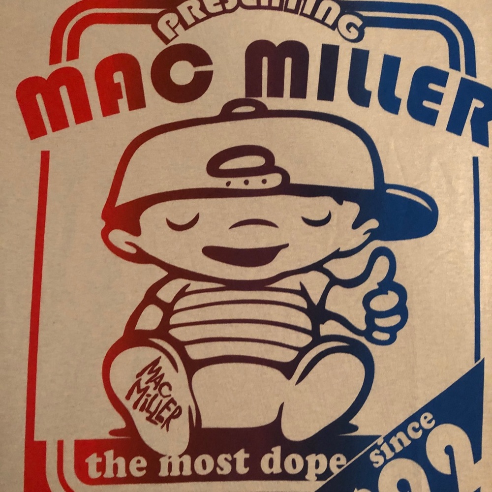Mac Miller Tee 12’ Small Possibly DS